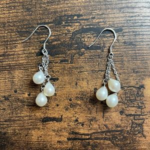 Pearl earrings